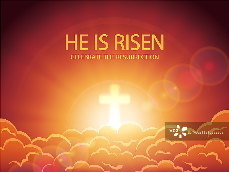 云彩与文字图片素材