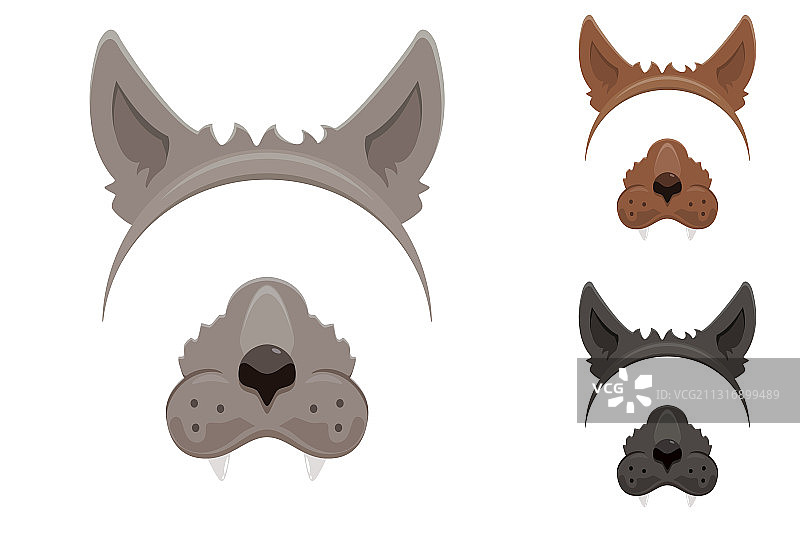 万圣节狼人面具图片素材