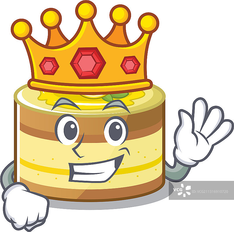 柠檬蛋糕卡通吉祥物设计图片素材