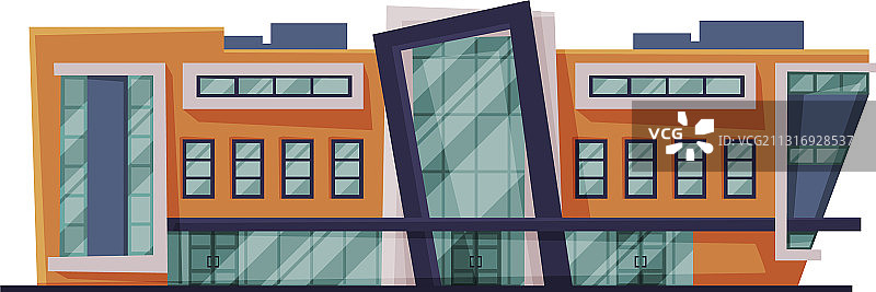 购物中心现代零售店面城市景观图片素材