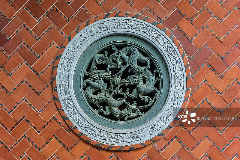 中国福建泉州开元寺建筑装饰图片素材