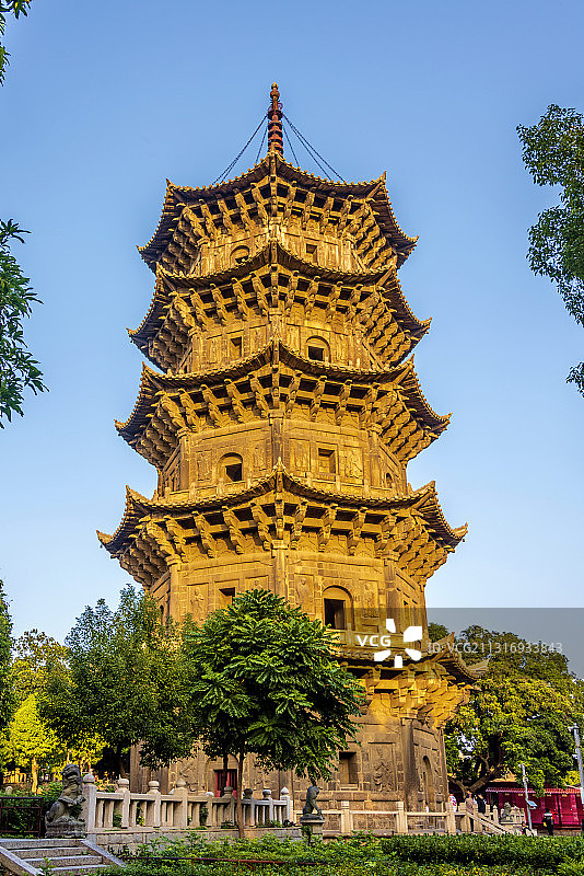 中国福建泉州开元寺镇国塔图片素材