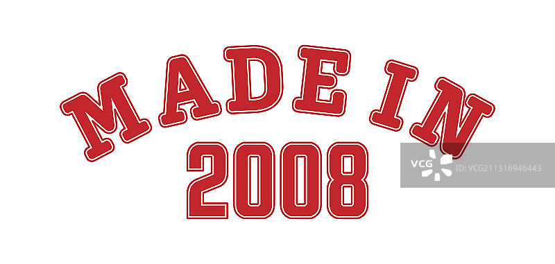 2008年纪念字母图片素材