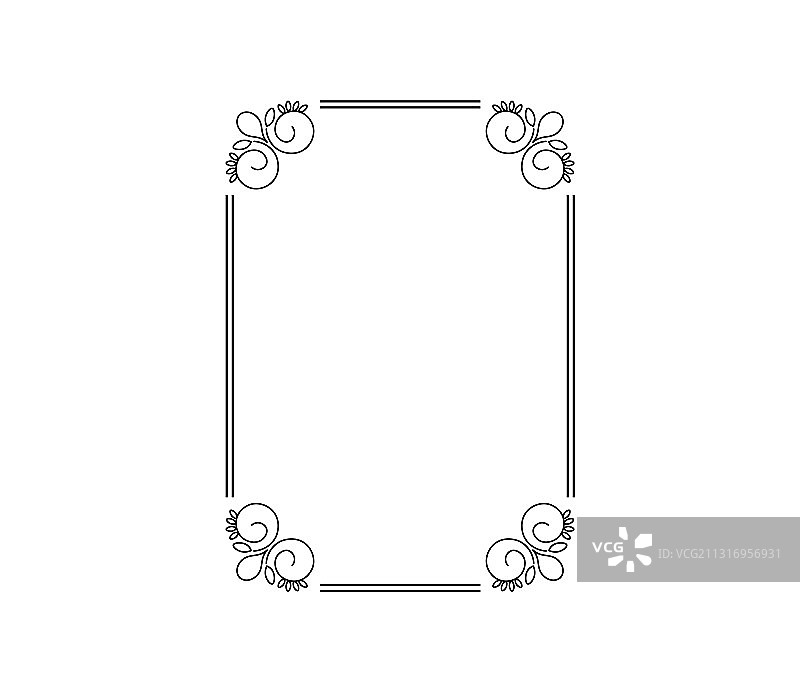 装饰性书法边框图片素材