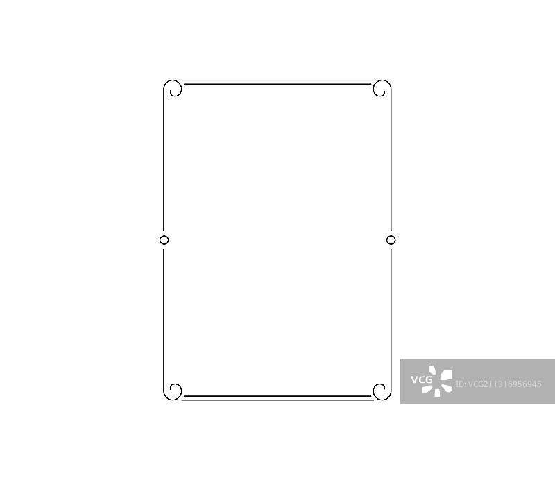 装饰性书法边框图片素材