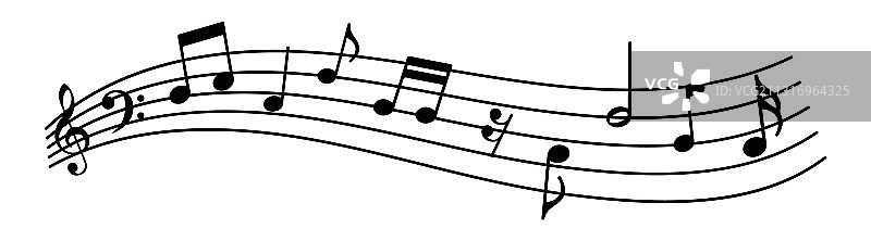 音符设计元素图片素材
