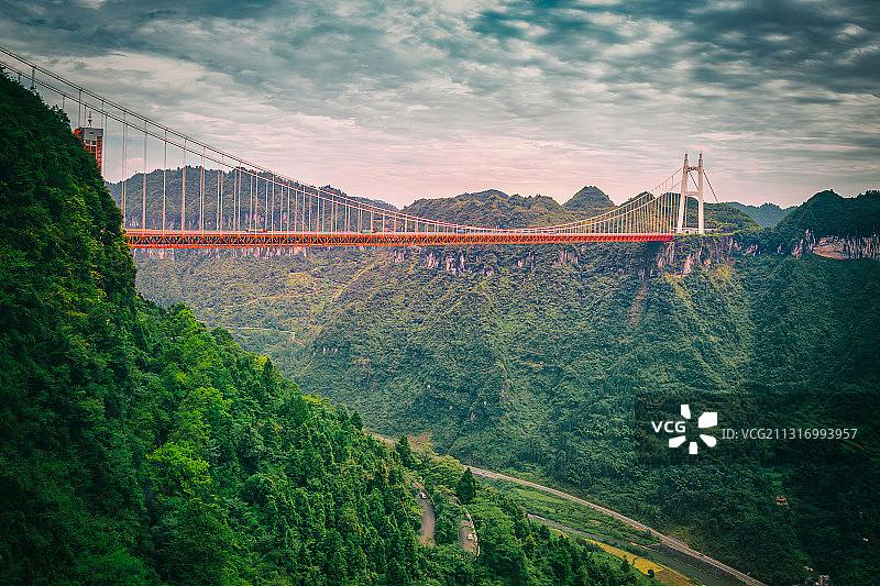湘西吉首矮寨大桥图片素材