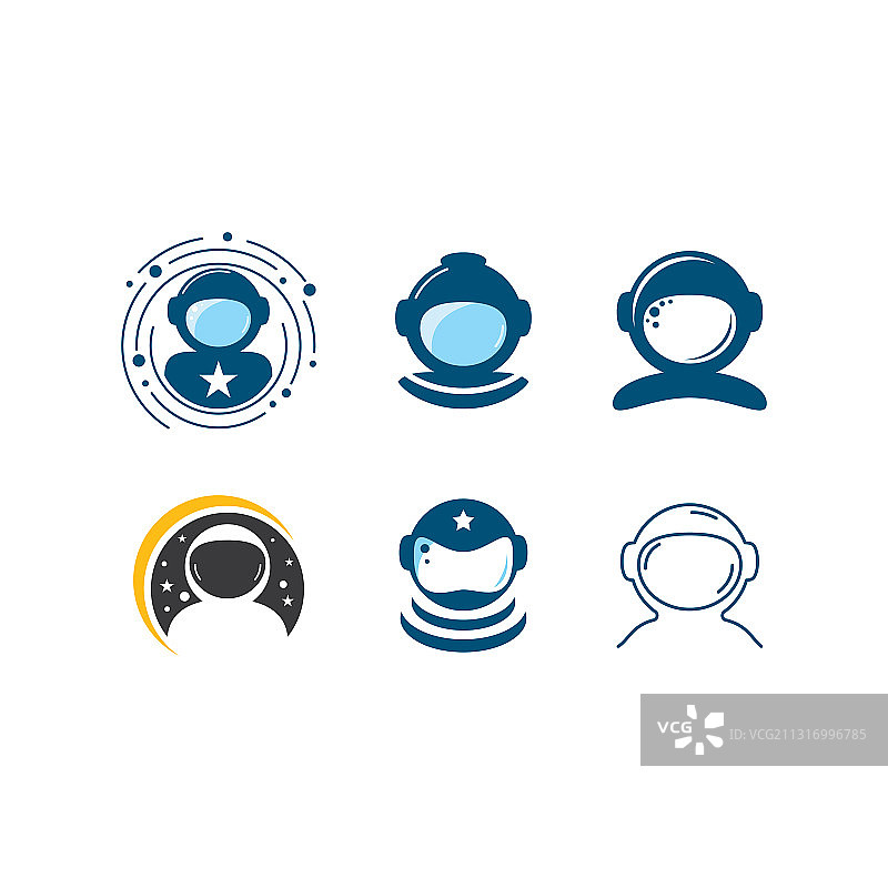 宇航员头盔标志图片素材
