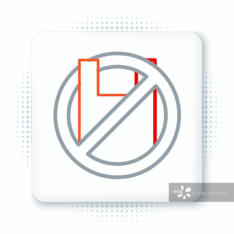 禁止塑料袋海报图标图片素材