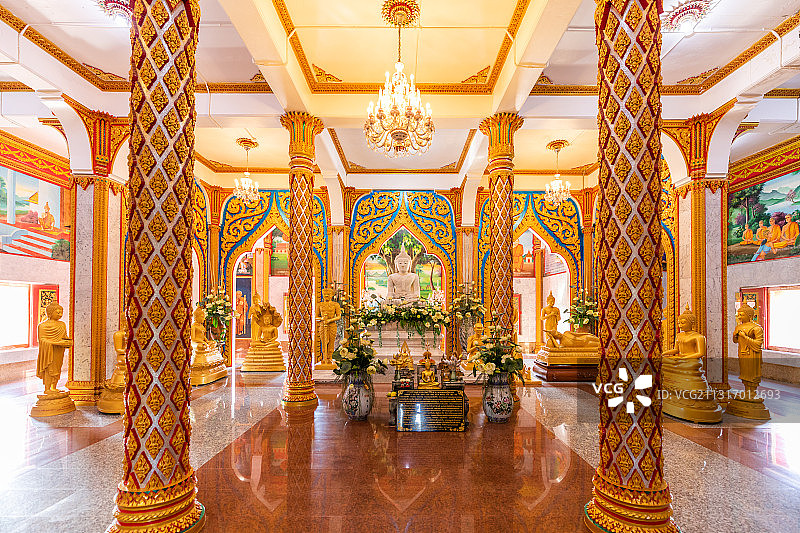 普吉岛查龙寺图片素材