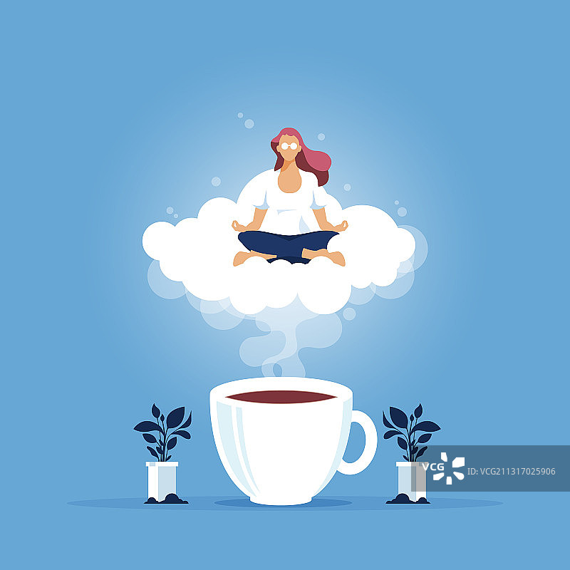 工作间隙咖啡休息图片素材