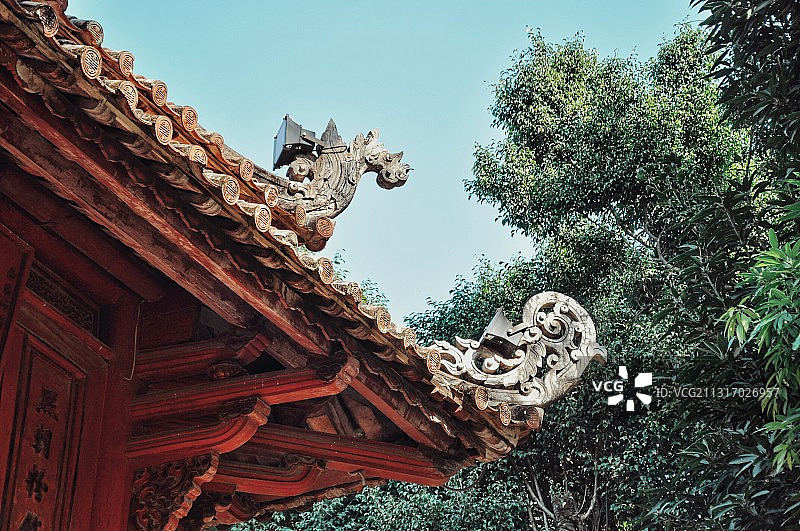 越南河内文庙图片素材