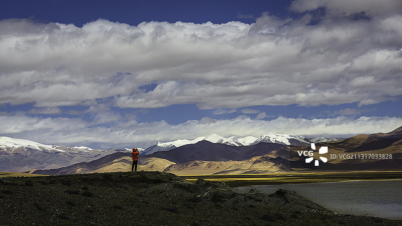 新的一年希望天天醉在梦里。摄于扎布耶茶卡图片素材