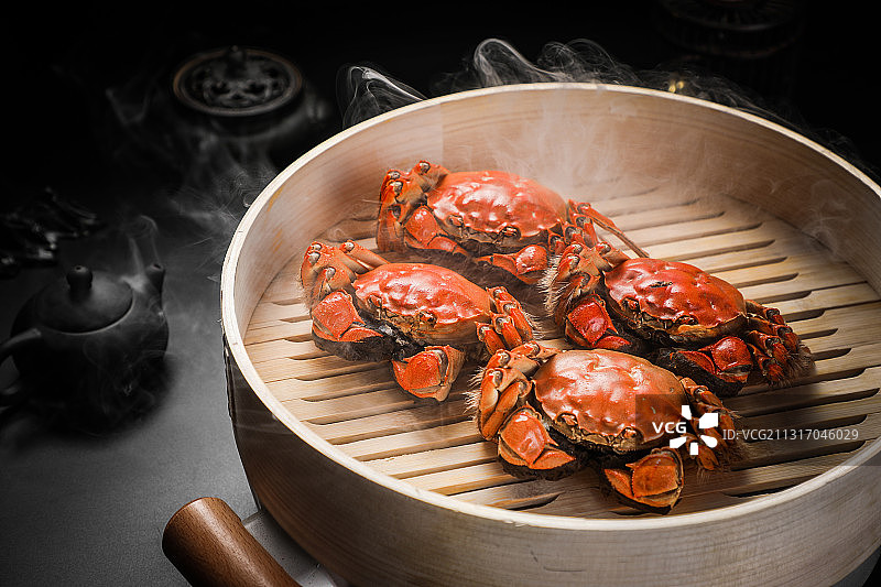 美食大闸蟹图片素材