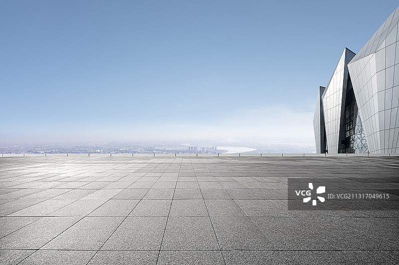 空旷的广场和现代建筑图片素材