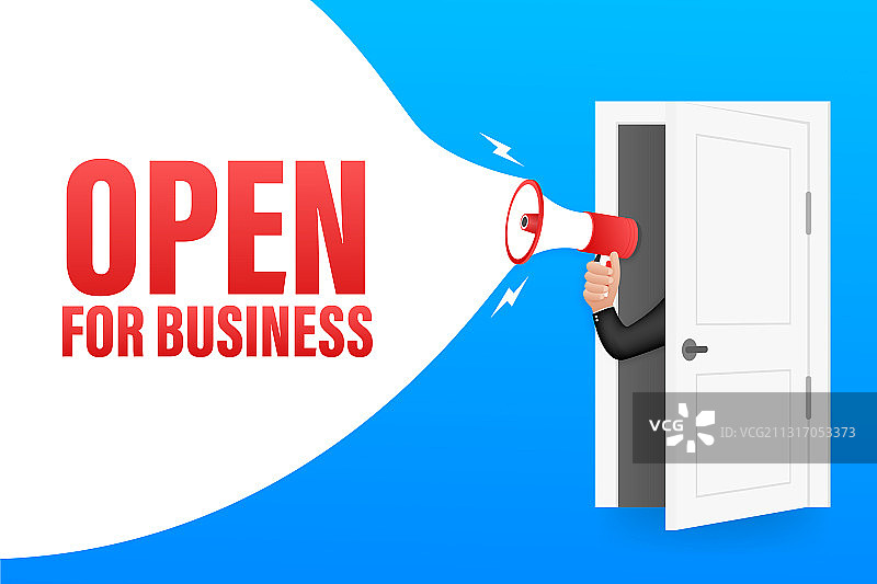 店铺开业标志扁平设计图片素材