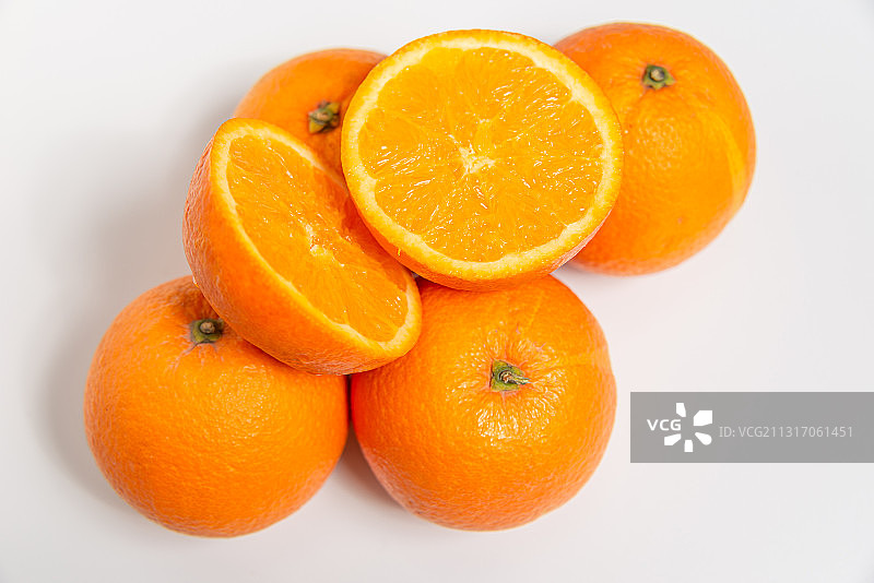 水果，橙子，血橙，无公害食品，新鲜，健康，维生素C，切开的橙图片素材