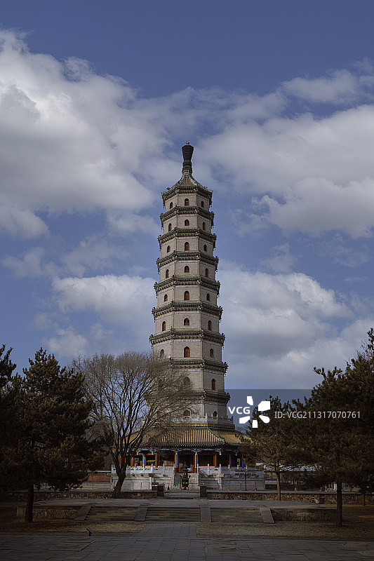避暑山庄舍利塔图片素材