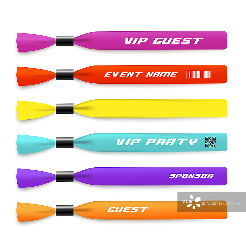 不同颜色的手镯样机图片素材