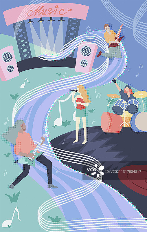 音乐派对图片素材