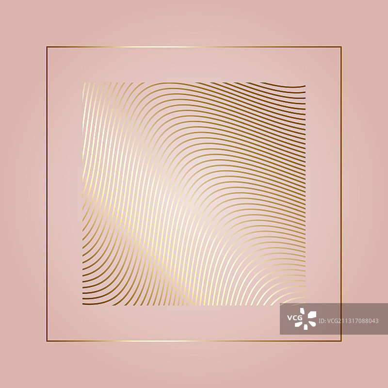 金色波浪抽象设计背景图片素材