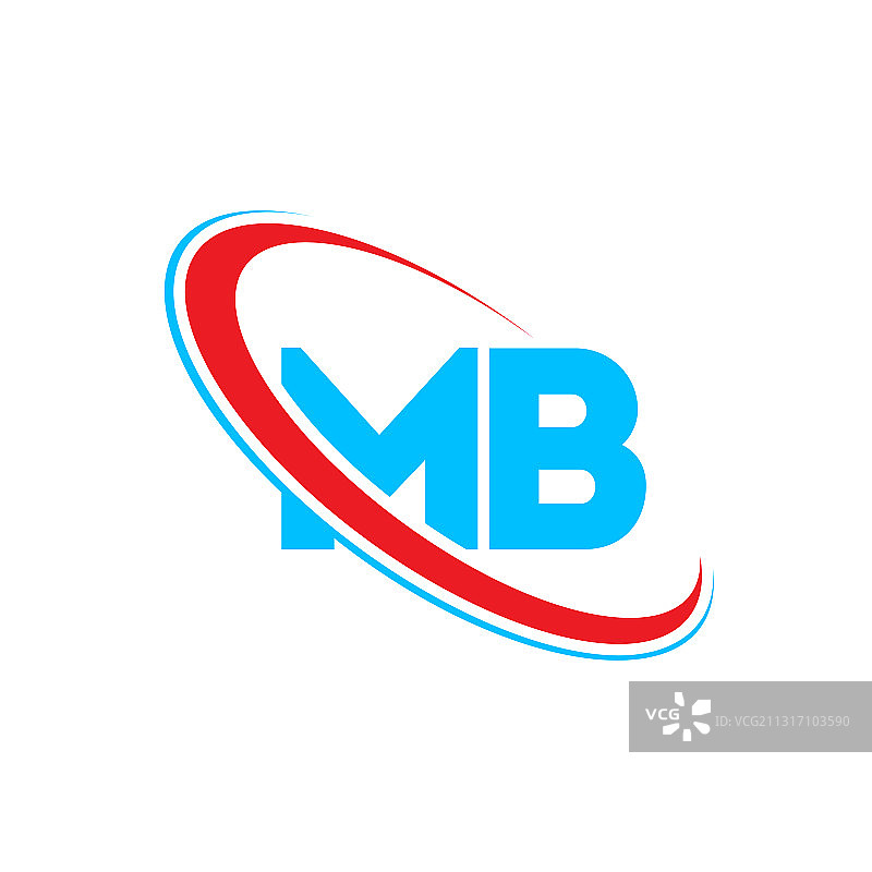 MB字母标志设计，首字母MB图片素材