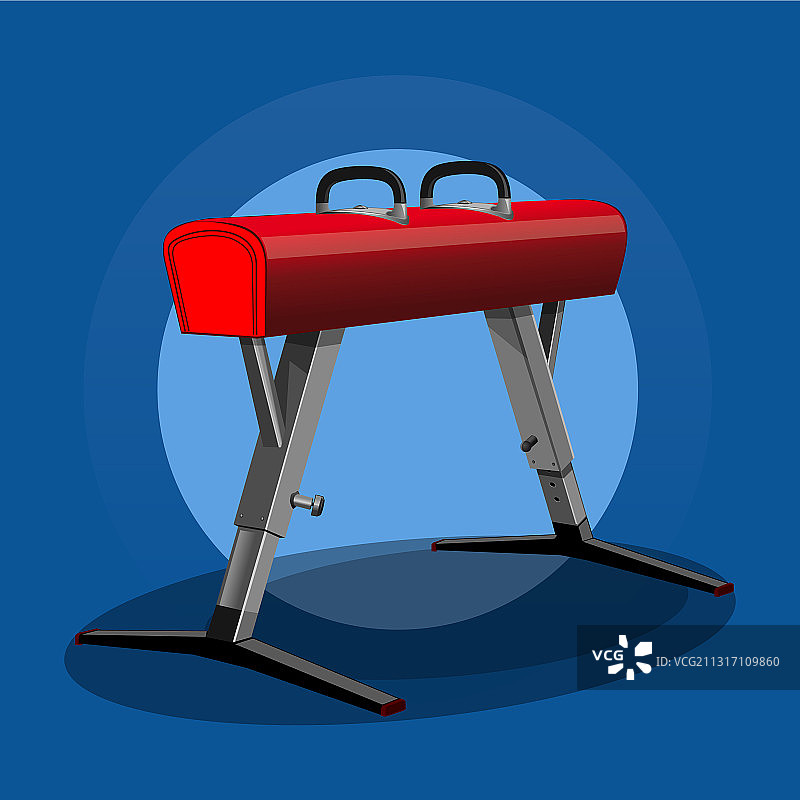 鞍马体操运动健身器材图片素材