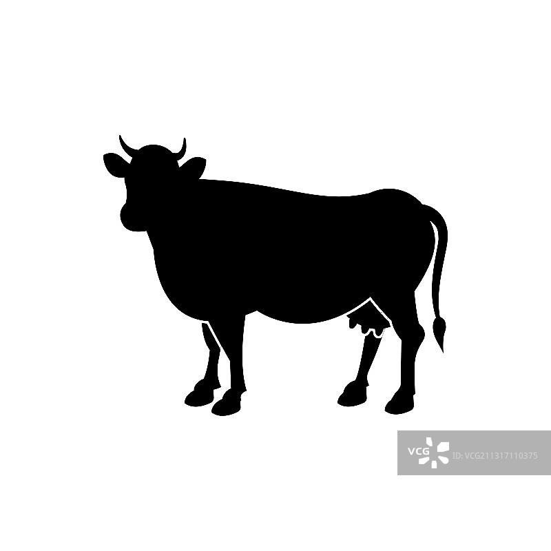 奶牛图标图片素材