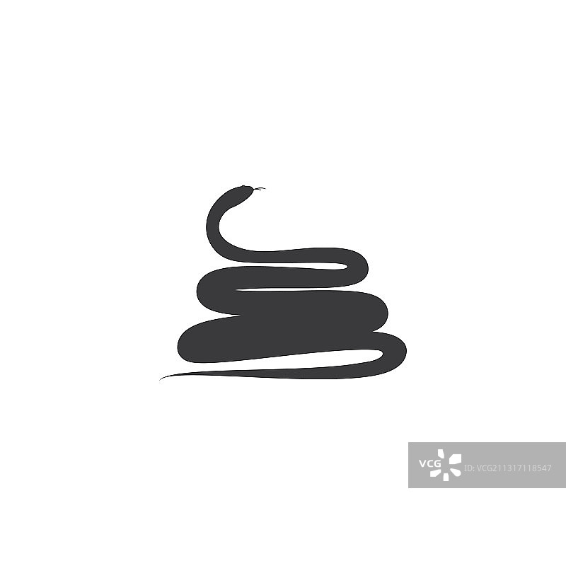 蛇形标志图片素材