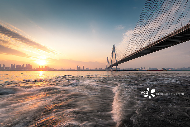 二七长江的大桥图片素材