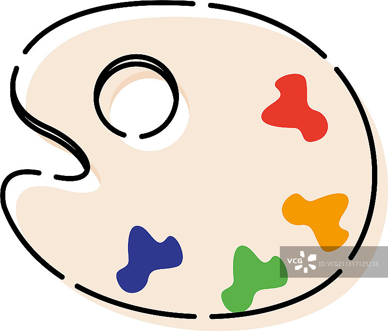 独立调色板图标图片素材