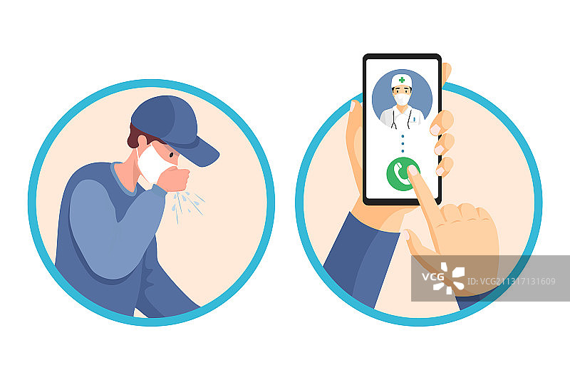 呼叫医生扁平banner设计图片素材