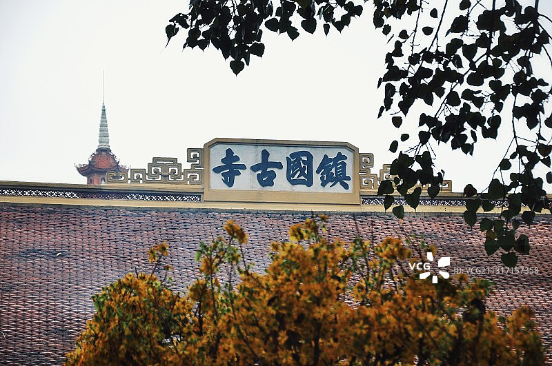 越南河内镇国寺图片素材