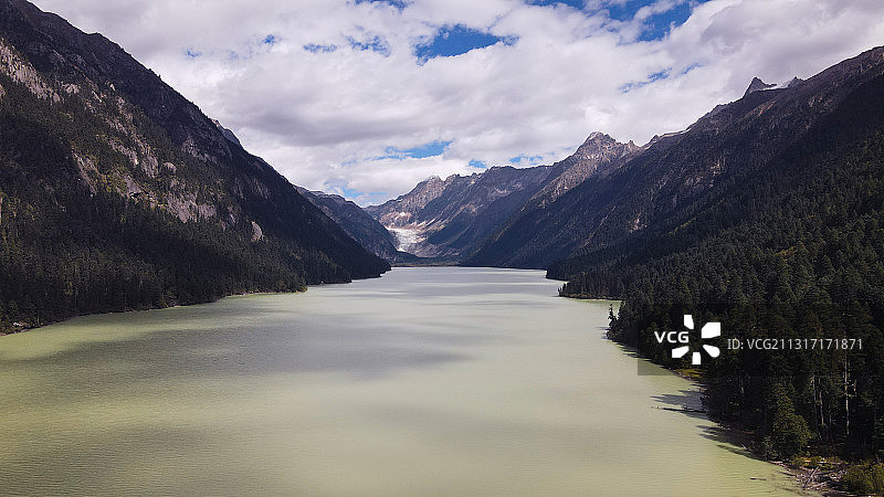 新措湖航拍图片素材