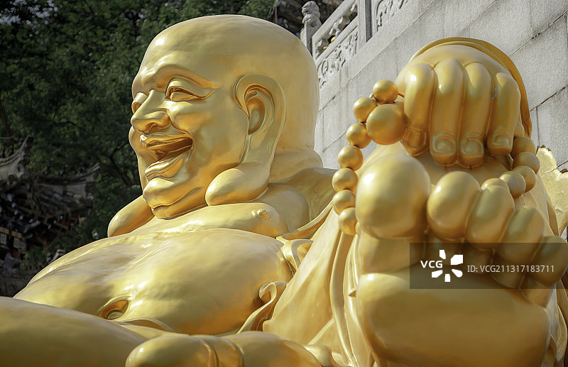 千山大佛寺景区天成弥勒道场图片素材