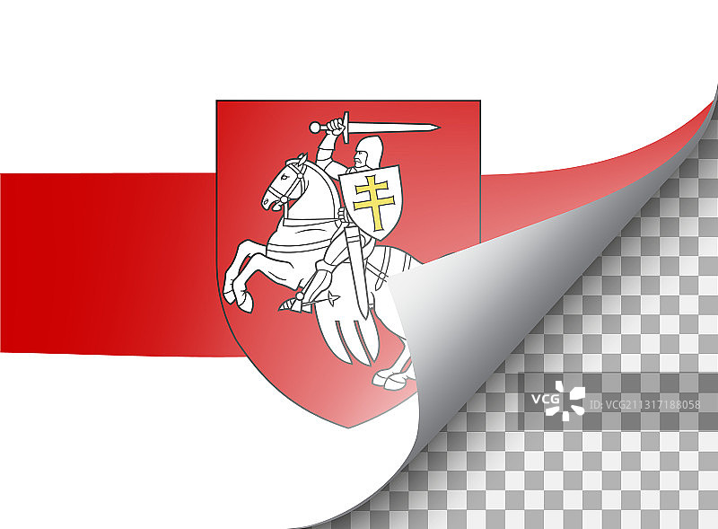 飘扬的白俄罗斯国旗和各国国旗图片素材