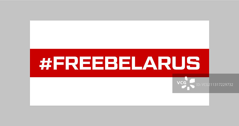 白俄罗斯红白旗与选举图片素材