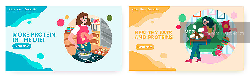 女人烹饪鸡蛋蘑菇美食图片素材