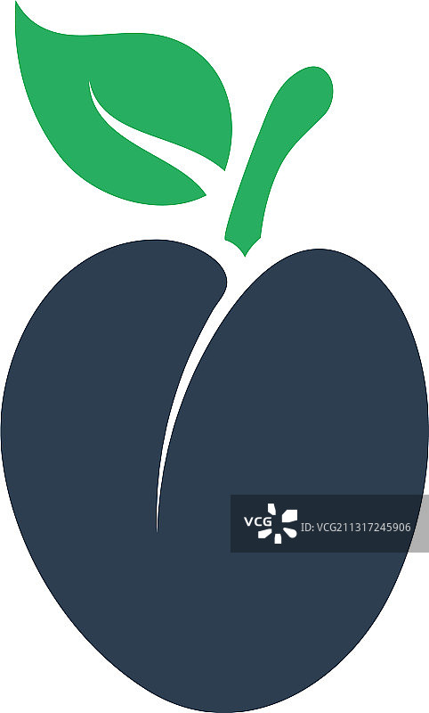 李子图标图片素材