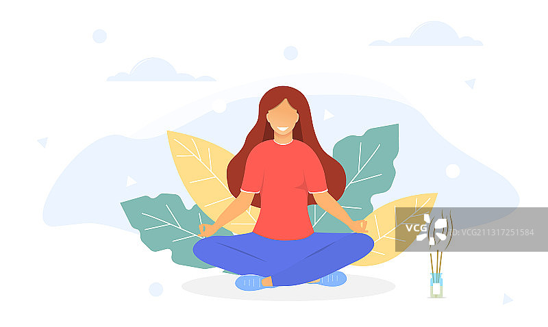 冥想概念图片素材