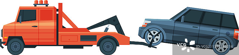 拖车运输车辆疏散图片素材