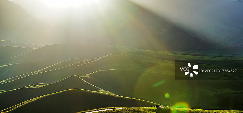 青海祁连山草原图片素材