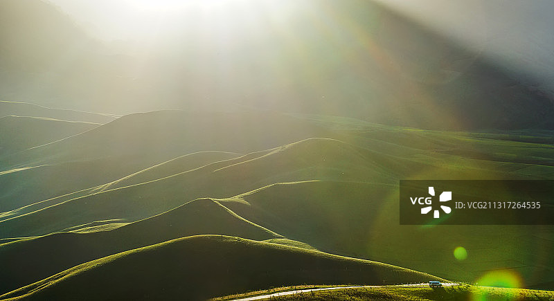 青海祁连山草原图片素材