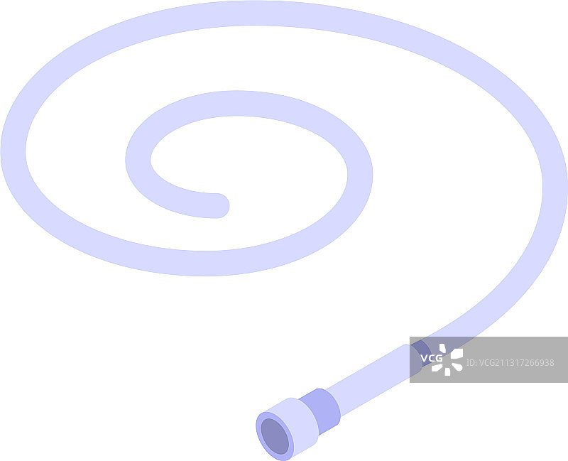 导管图标2.5D风格图片素材