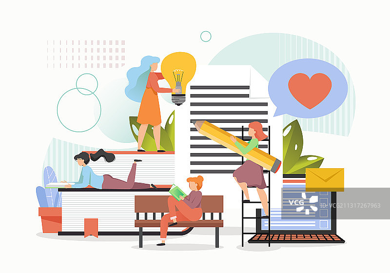 文学文化诗歌艺术与小人物图片素材