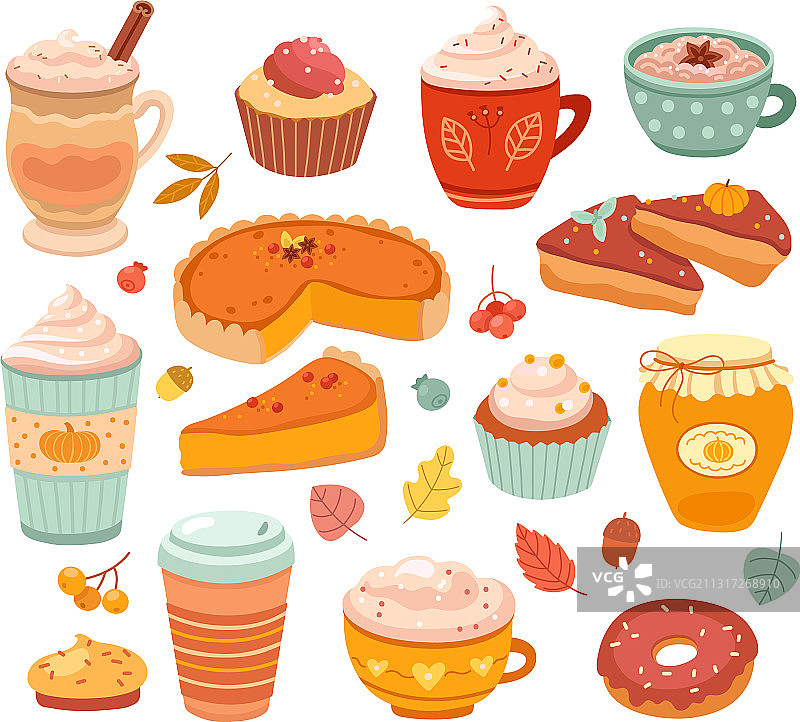 南瓜香料秋季产品图片素材