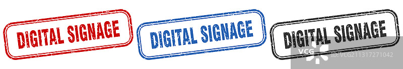 数字标牌方形隔离标志数字图片素材