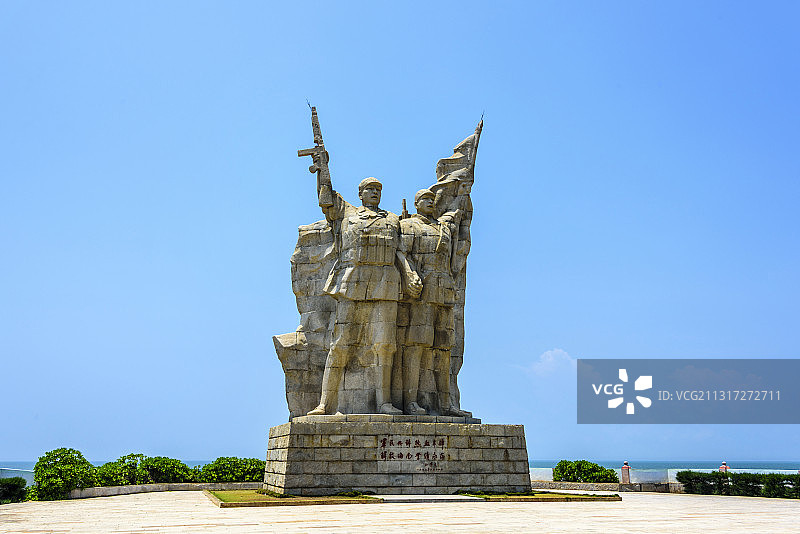 中国海南临高县临高角雕塑图片素材