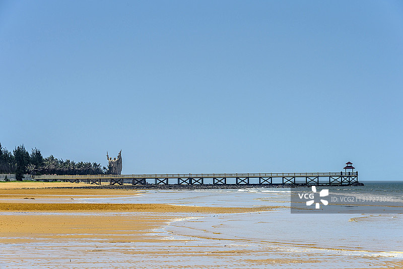 中国海南临高县临高角海景风光图片素材