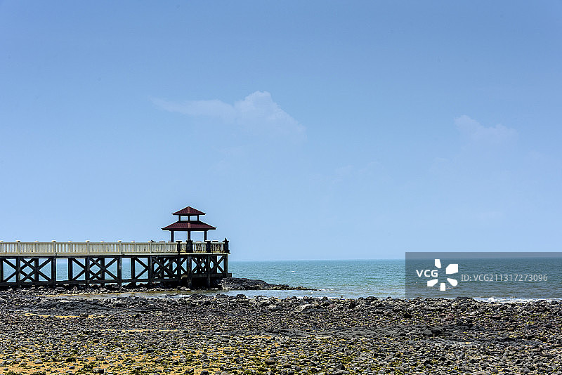 中国海南临高县临高角海景风光图片素材